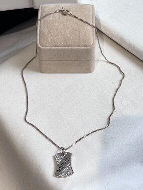 ✨🤍 .925 Sterling Silver "Naughty" Crystal Pendant Necklace – Playfully Luxe 🤍✨